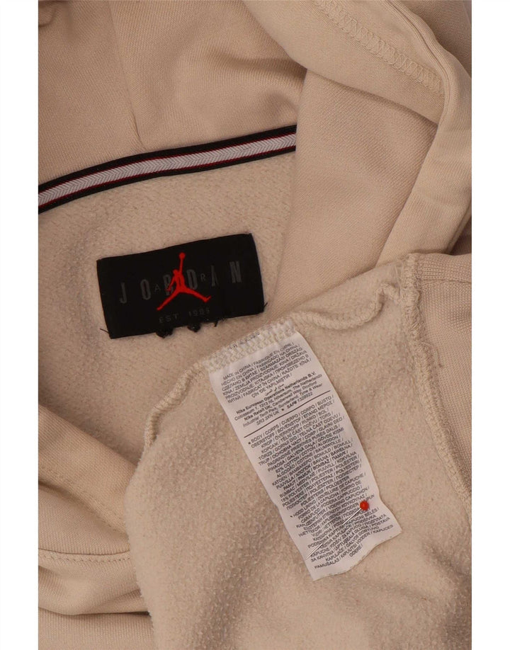 Jordan Pull à capuche pour homme Grand coton beige