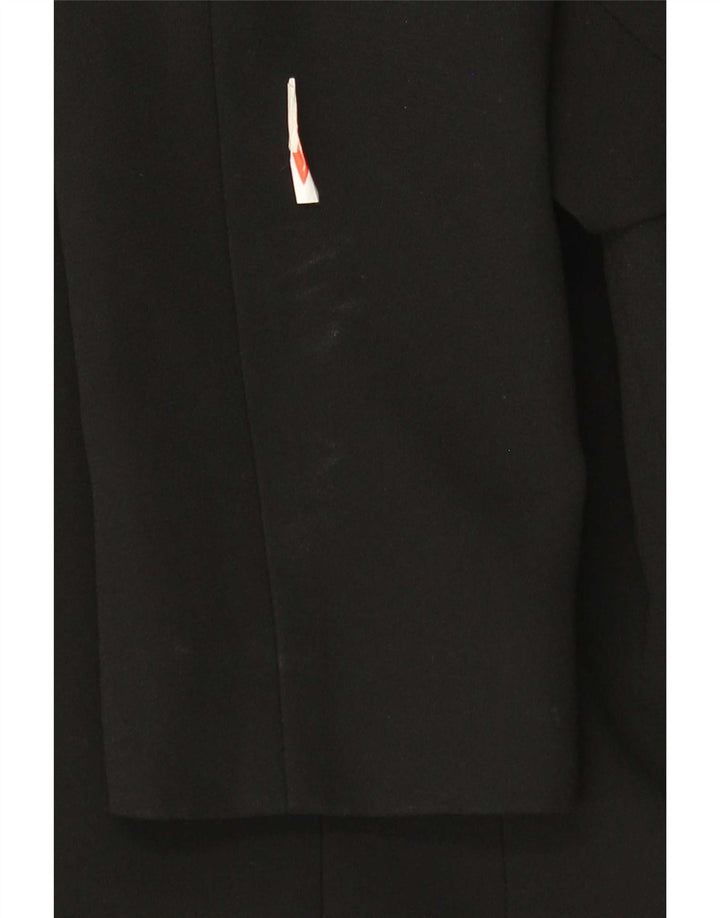 Hobbs Veste blazer courte à 1 bouton pour femme UK 10 Petit acétate noir