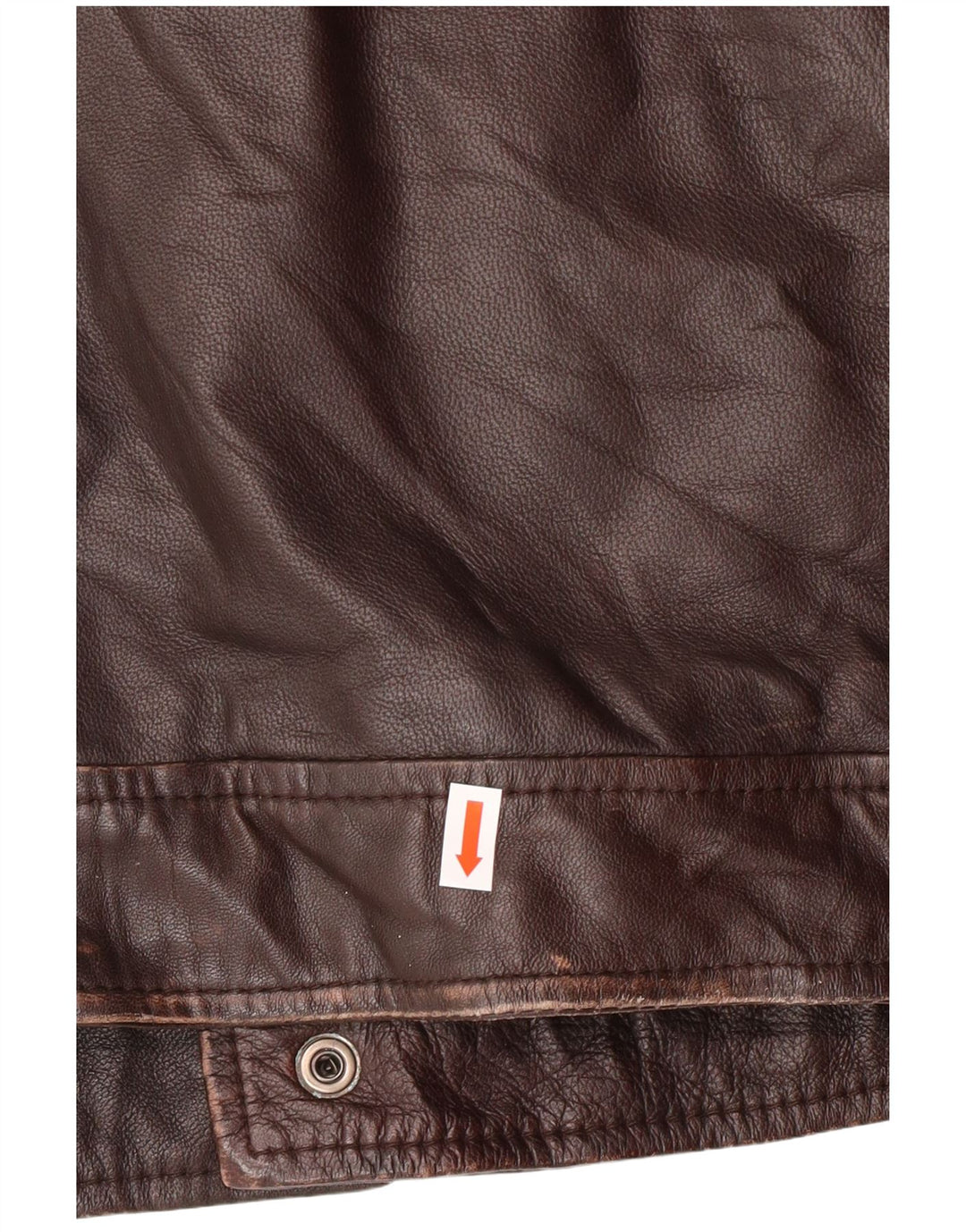 Conbipel Veste en Cuir Militaire Homme IT 54 XL Cuir d'Agneau Marron