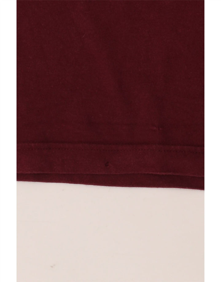 ADIDAS T-Shirt Homme Petit Bordeaux Coton