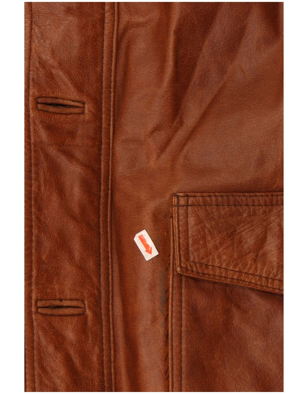 UNION RIVER Veste en cuir pour homme UK 42 XL Cuir marron