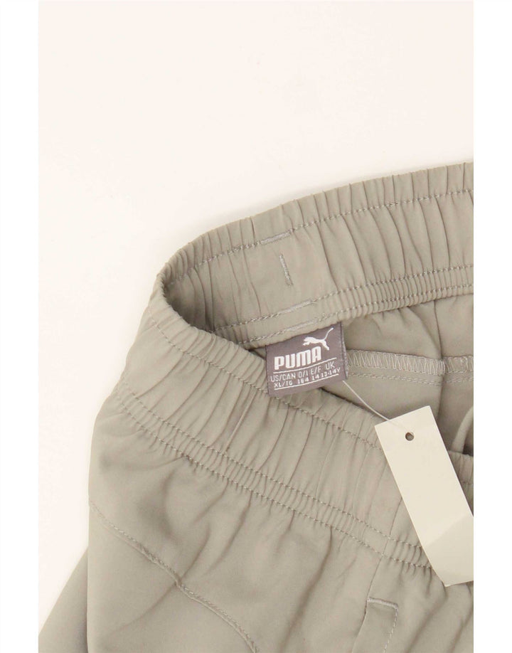 Puma Short de Sport Garçon 13-14 ans Vert Polyester