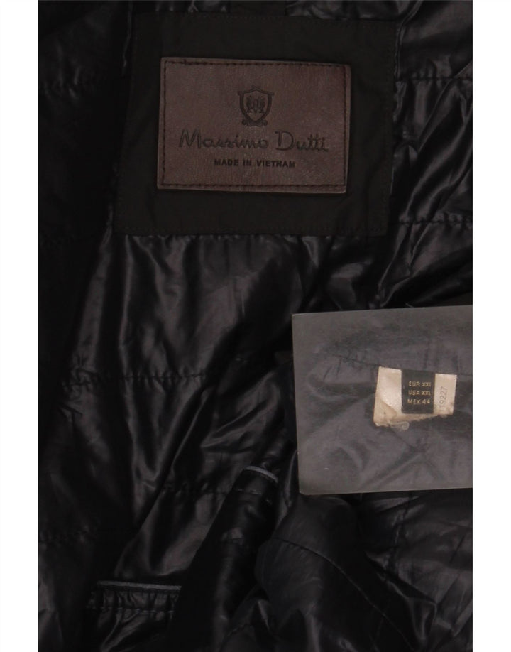 Massimo Dutti Gilet rembourré pour homme UK 44 2XL Noir