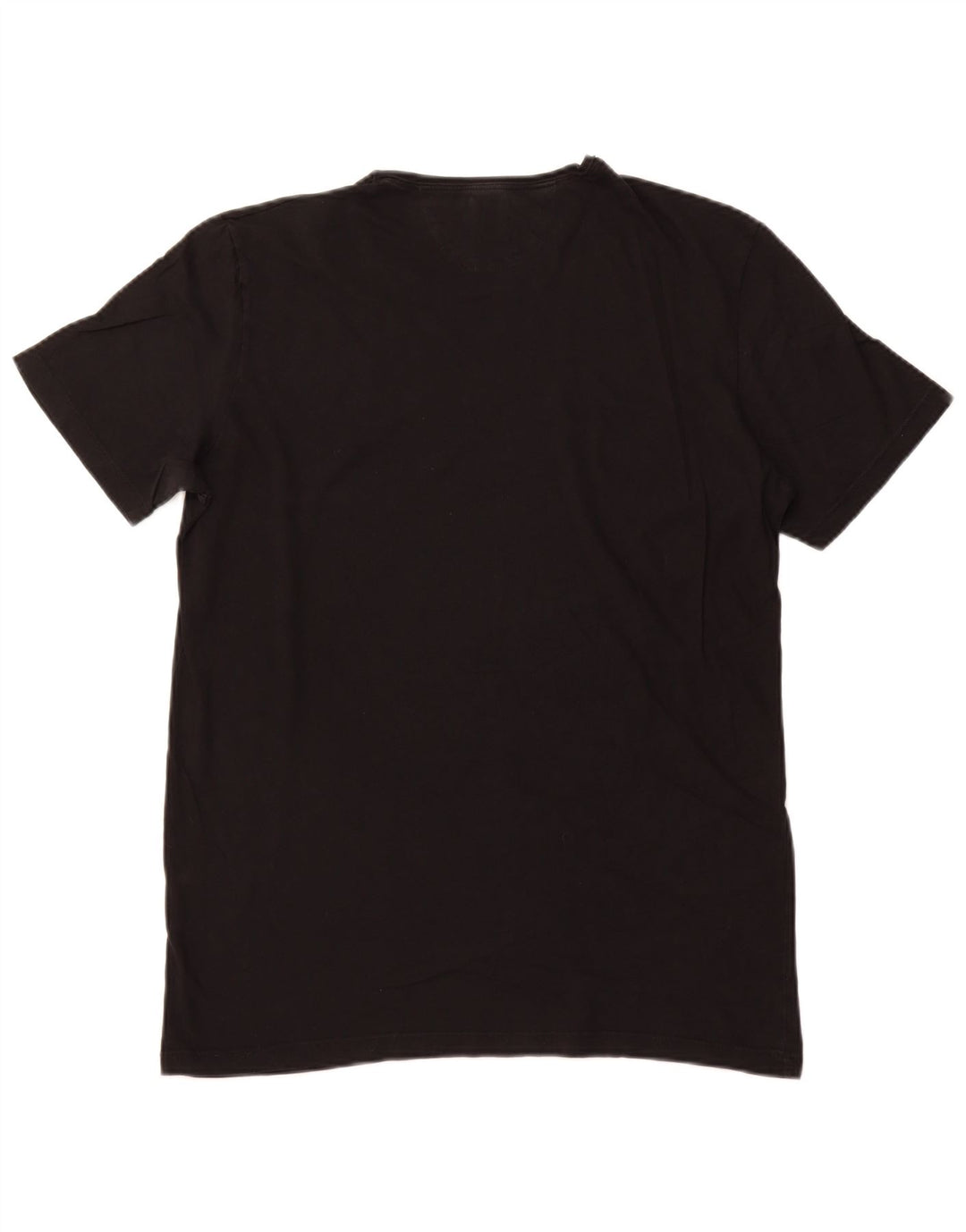 Zara T-Shirt Homme Haut Large Noir