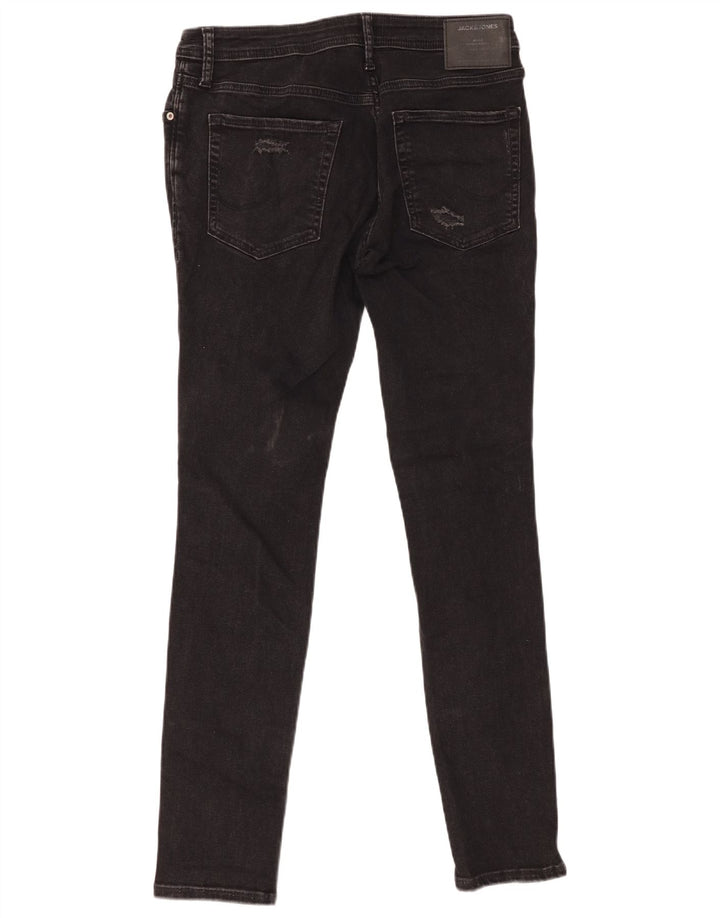 Jack & Jones Jean skinny effet vieilli W32 L32 pour homme en coton noir