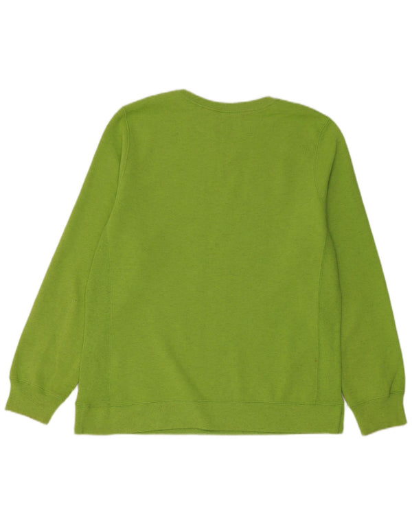 Champion Sweat-shirt pour femme UK 18 XL Vert Coton