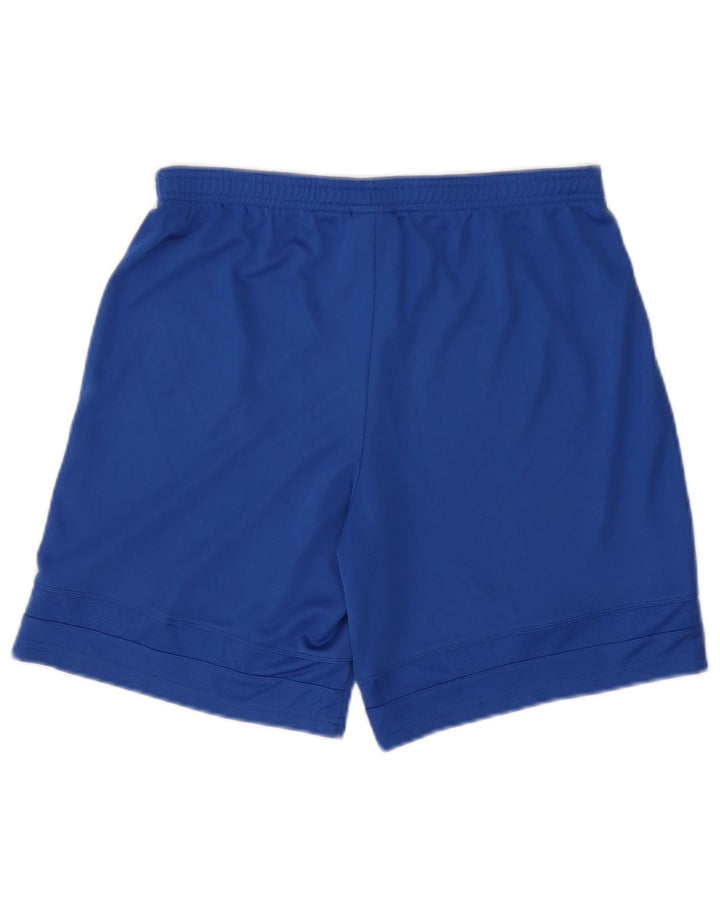 NIKE Short de Sport Dri Fit Homme Bleu Moyen Polyester