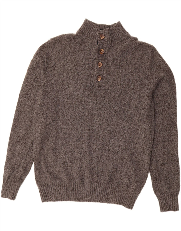 Izod Pull col boutonné homme gris moyen acrylique moucheté