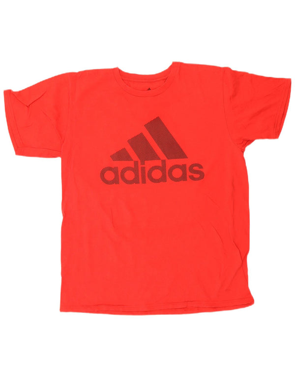 Adidas T-shirt graphique pour hommes, grand coton rouge
