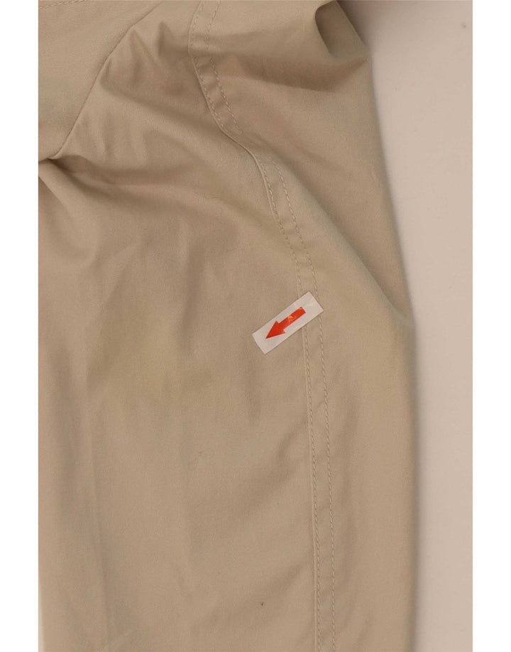Esprit Veste Blazer 2 Boutons Femme UK 10 Petit Coton Beige