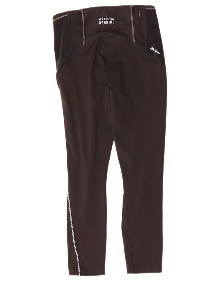 NEW BALANCE Legging court graphique pour femme UK 4 XS Noir