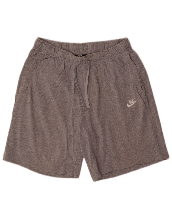 Nike Short de sport en coton gris moyen pour homme