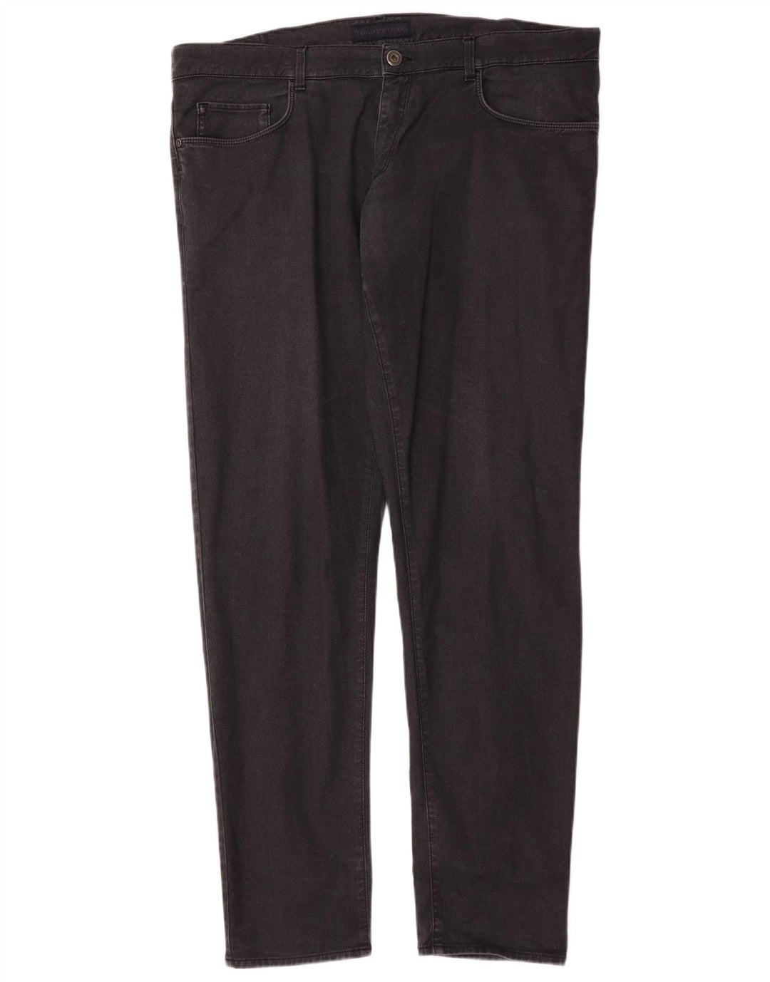 Trussardi Jean Slim W42 L35 Noir Coton Homme