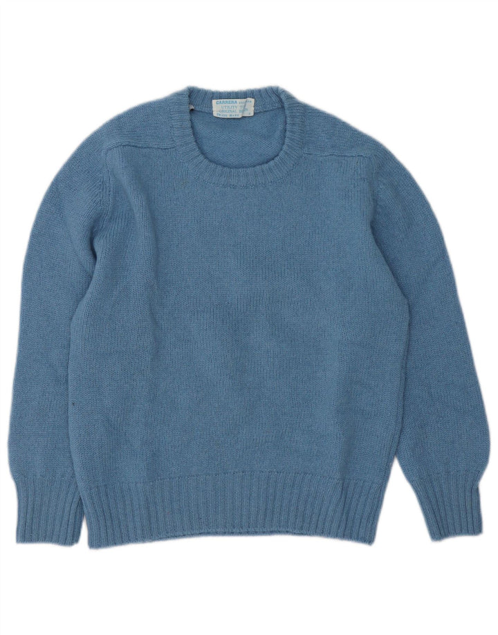 Carrera Pull ras du cou pour femme UK 10 Petit Bleu