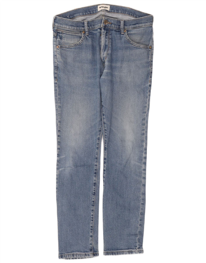 Wrangler Jean Slim Larston Homme W32 L32 Bleu Coton