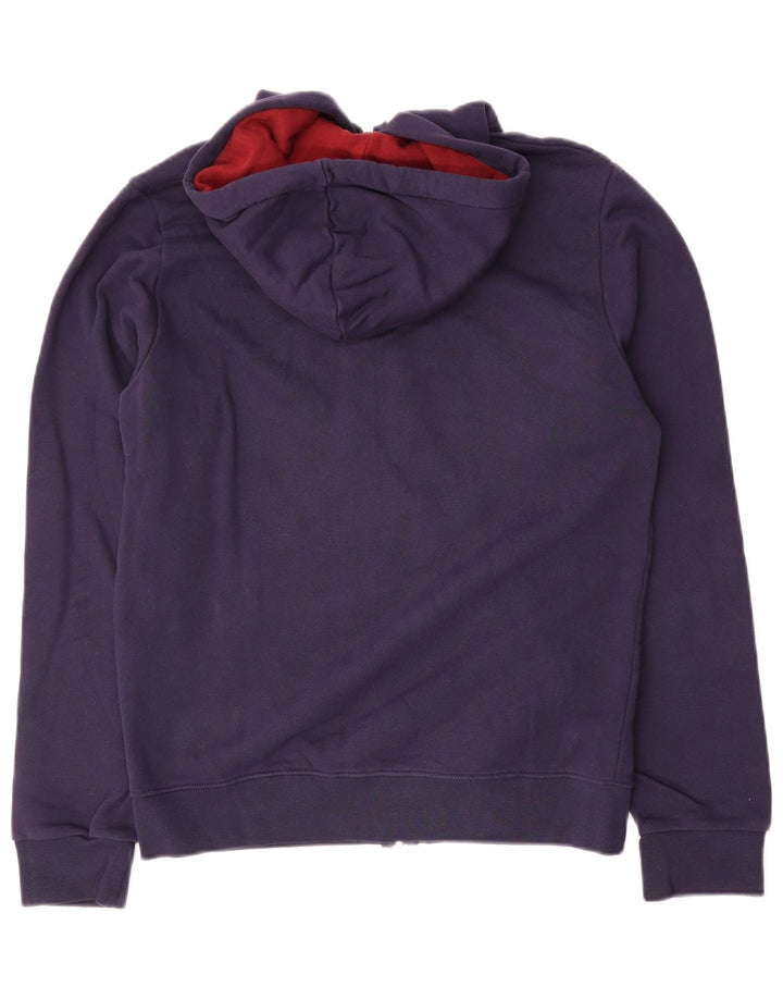 Starter Pull à capuche zippé pour homme en coton bleu marine moyen