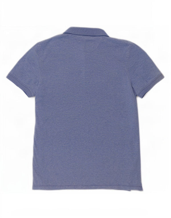 Wrangler Polo Homme Bleu Moyen Coton