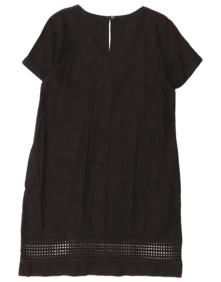 Next Robe droite pour femme UK 42 Lin noir moyen