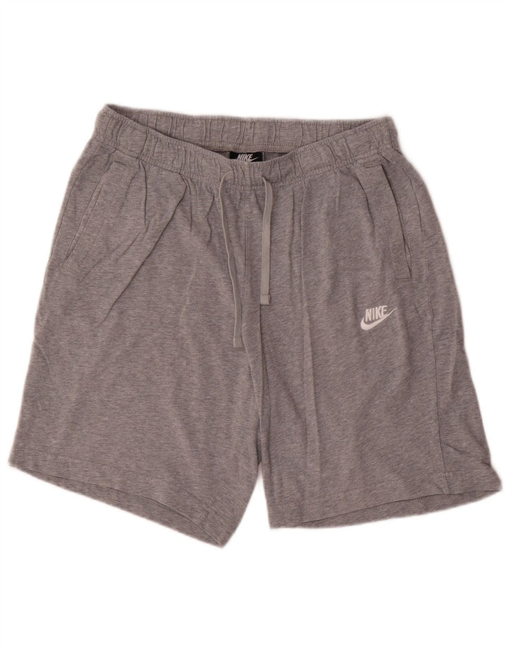 Nike Short de sport en coton gris moyen pour homme