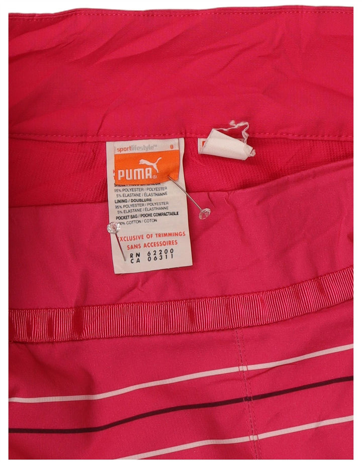 Puma Jupe-short pour femme UK 42 en polyester rayé rose moyen