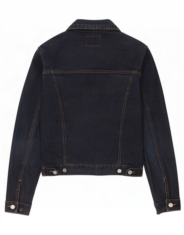 Onyx Veste en jean pour femme UK 10 Small Bleu marine