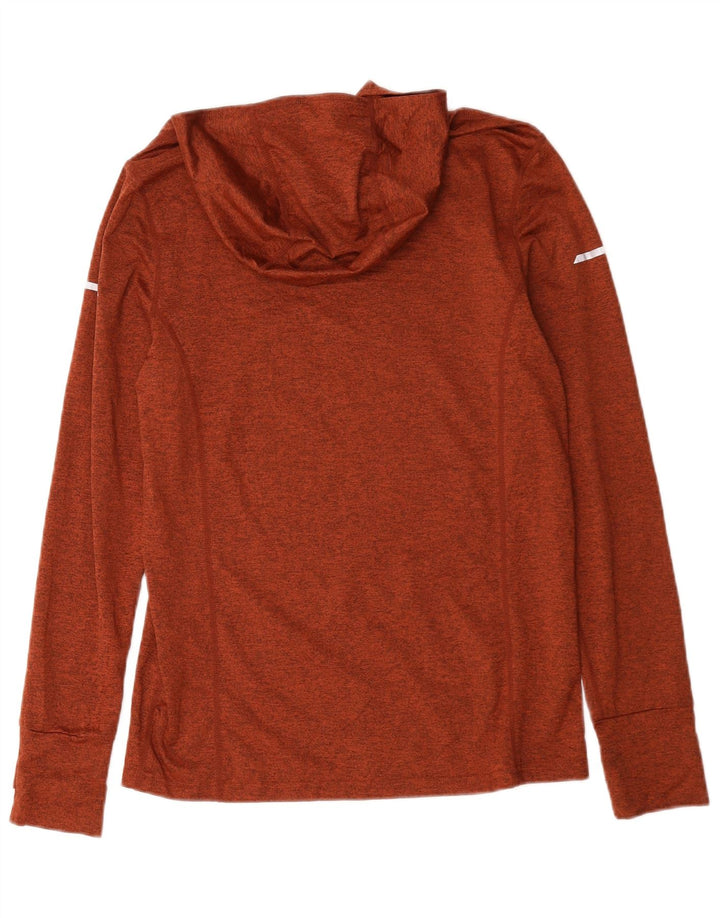 Mountain Warehouse Haut à capuche à manches longues pour homme en polyester moucheté rouge