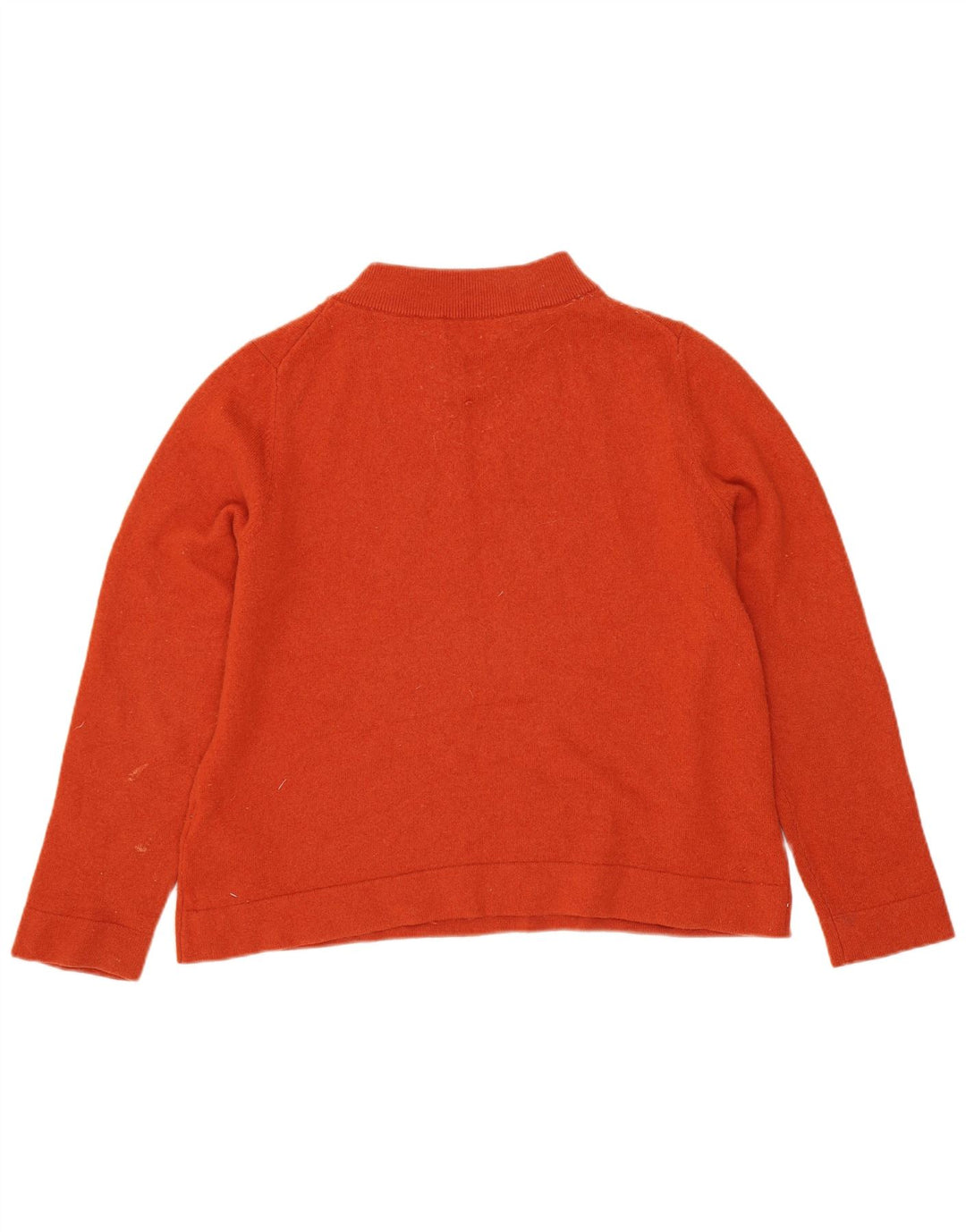 Hobbs Pull court à col roulé pour femme UK 16 Large Orange Laine