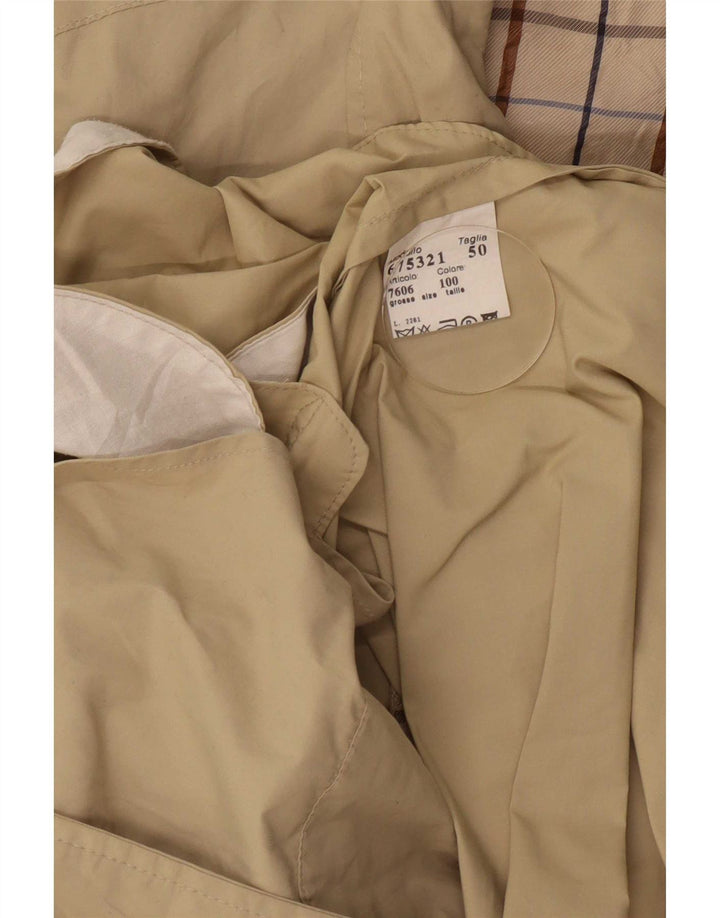 Aquascutum Trench Homme IT 50 Large Beige Polyamide