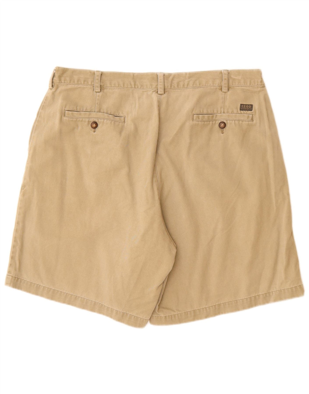 IZOD Short Chino Homme W38 XL Coton Beige