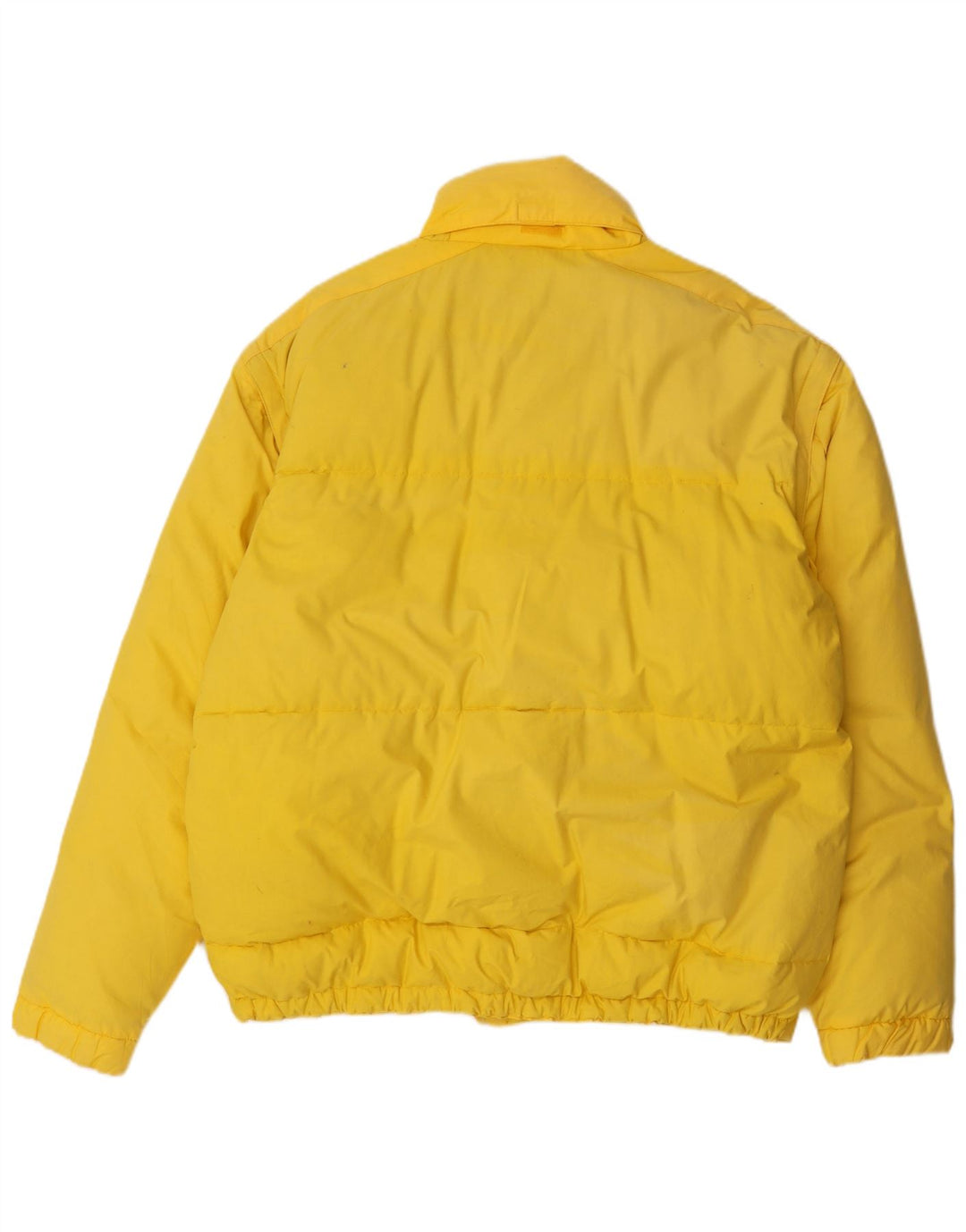 Rainbow Veste de ski rembourrée à capuche pour homme UK 40 Large Jaune Coton
