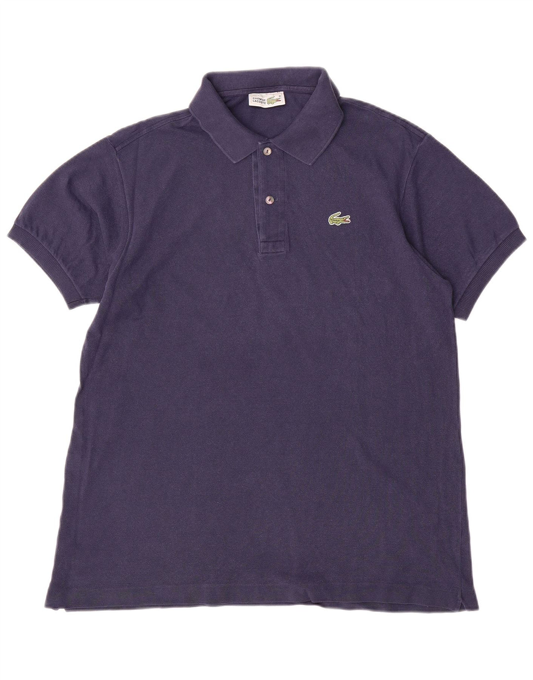 LACOSTE Polo Homme Taille 5 Grand Coton Bleu Marine