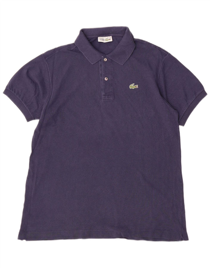 LACOSTE Polo Homme Taille 5 Grand Coton Bleu Marine