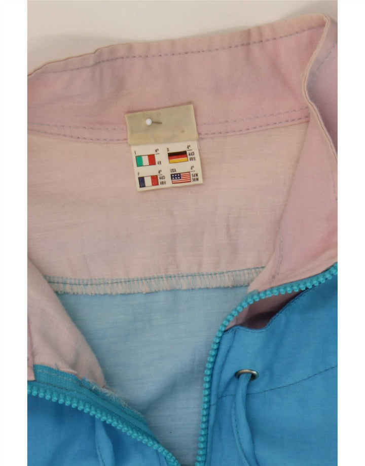 Ellesse Veste de survêtement pour femme IT 48 XL Bleu Colorblock Polyamide