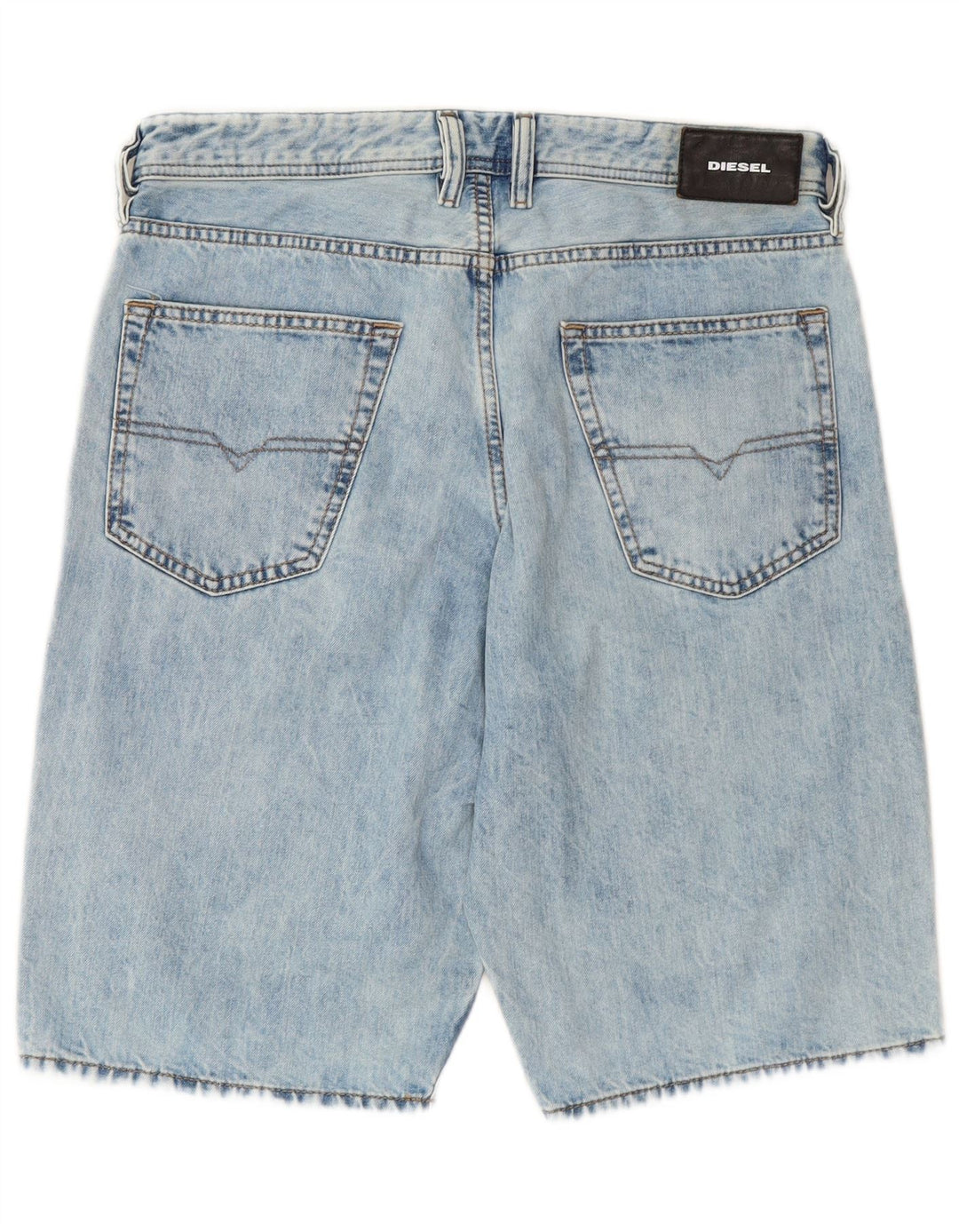 DIESEL Short en Jean W31 Homme Bleu Moyen Coton