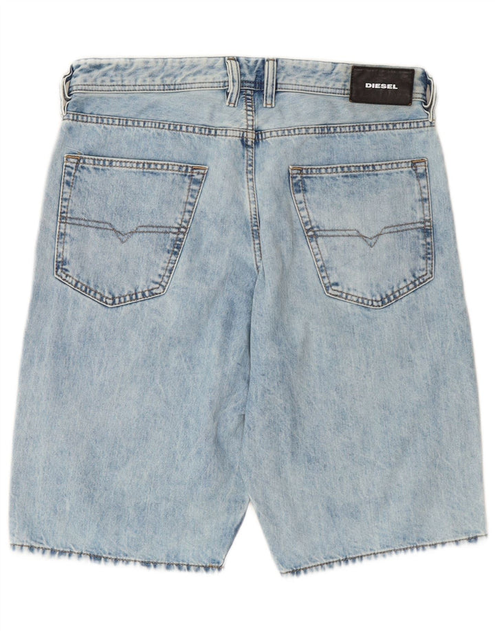 DIESEL Short en Jean W31 Homme Bleu Moyen Coton