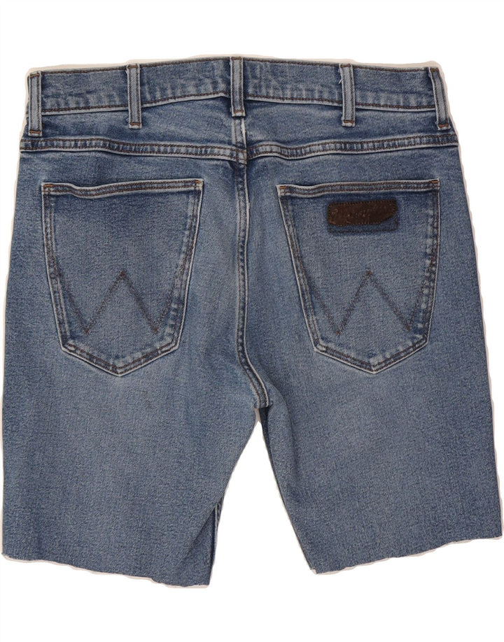 WRANGLER Mens Denim Shorts W32 Medium  Blue Vintage Wrangler and Second-Hand Wrangler from Messina Hembry 