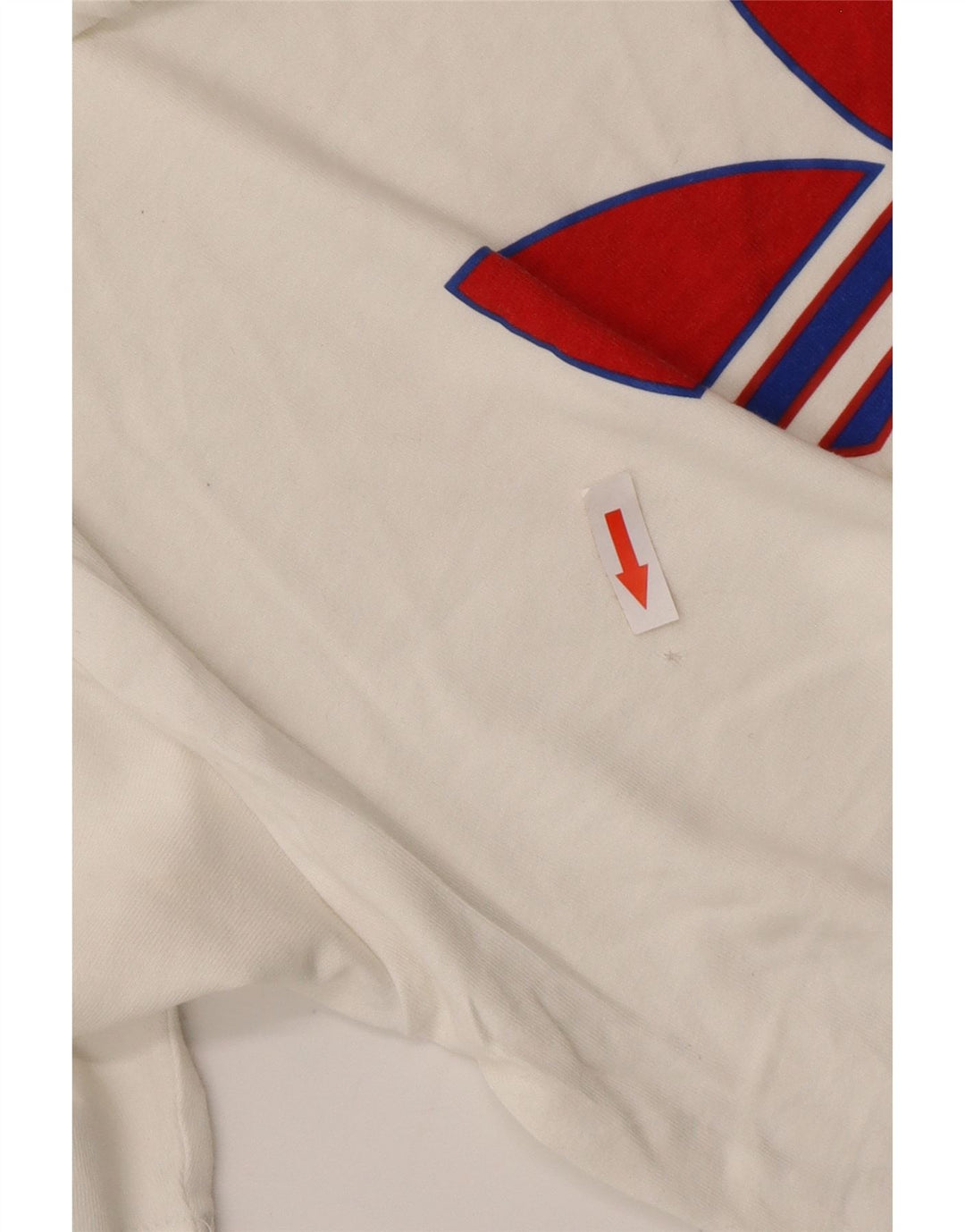 ADIDAS T-Shirt Graphique Homme Petit Blanc Coton