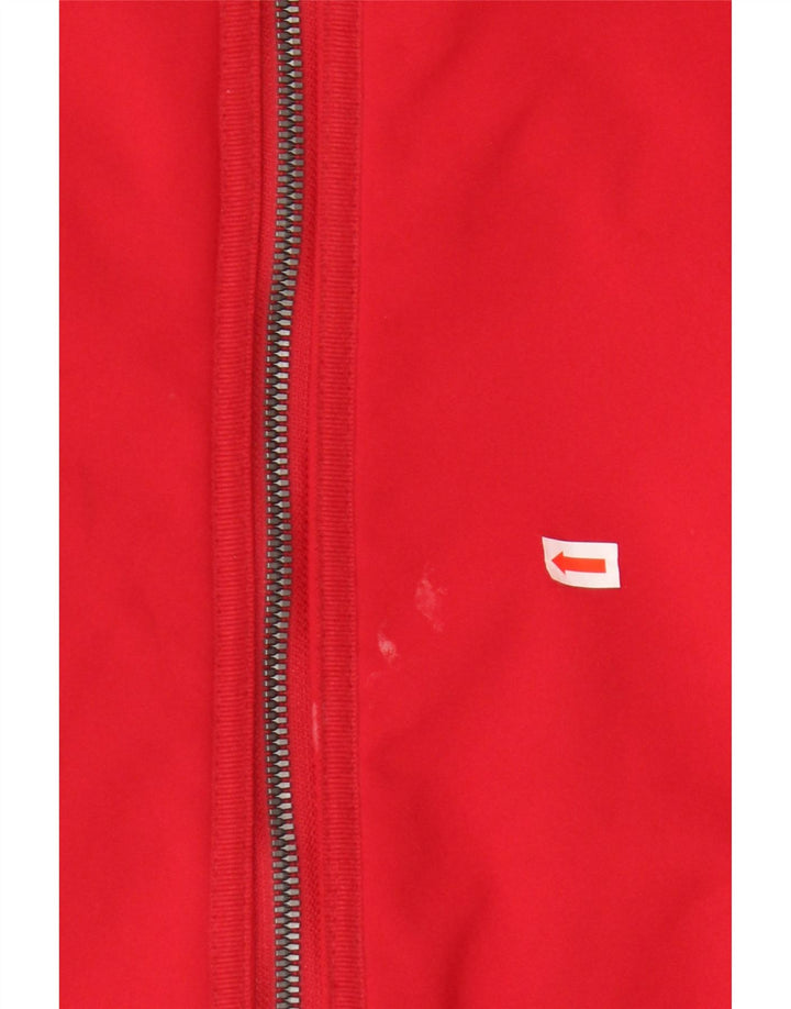 French Connection Parka à capuche pour femme UK 18 XL Rouge Polyester
