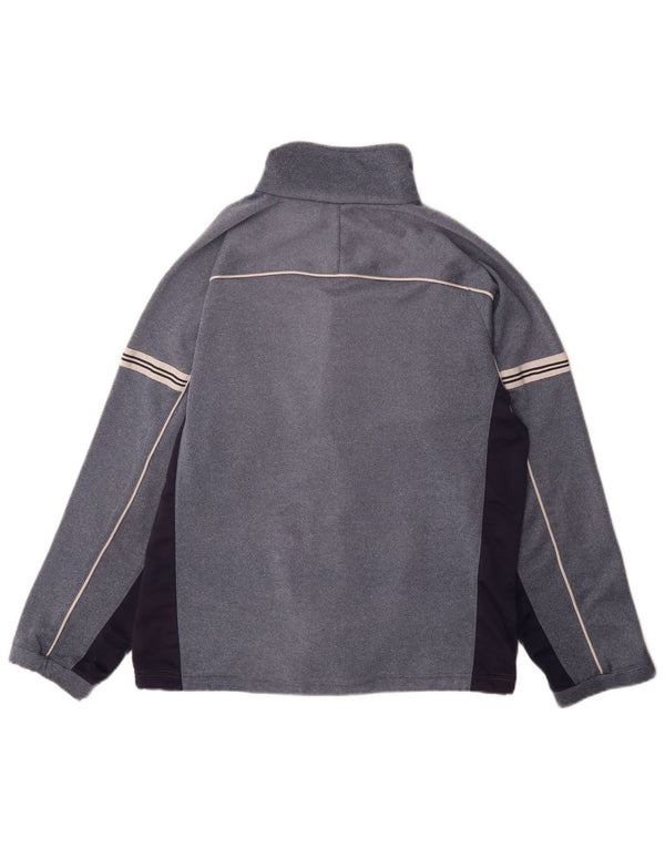Asics Veste de Survêtement Homme Bleu Moyen Colourblock
