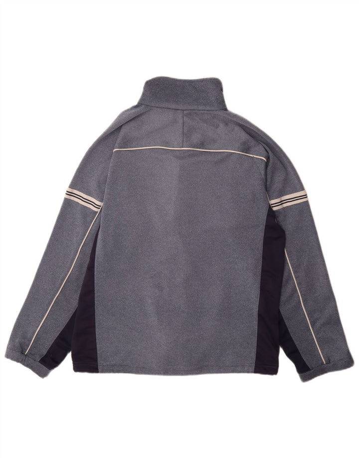 Asics Veste de Survêtement Homme Bleu Moyen Colourblock