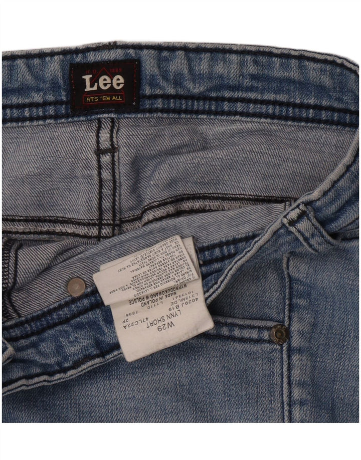 Lee Short en Jean Lynn Femme W29 Coton Bleu Moyen