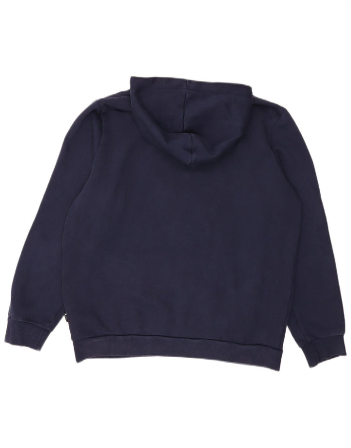 Puma Pull à Capuche Graphic Homme Bleu Marine Moyen Coton