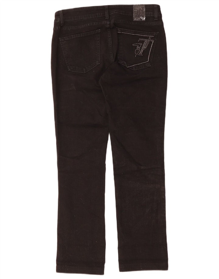 Trussardi Femme Jean Slim W28 L28 Noir Coton