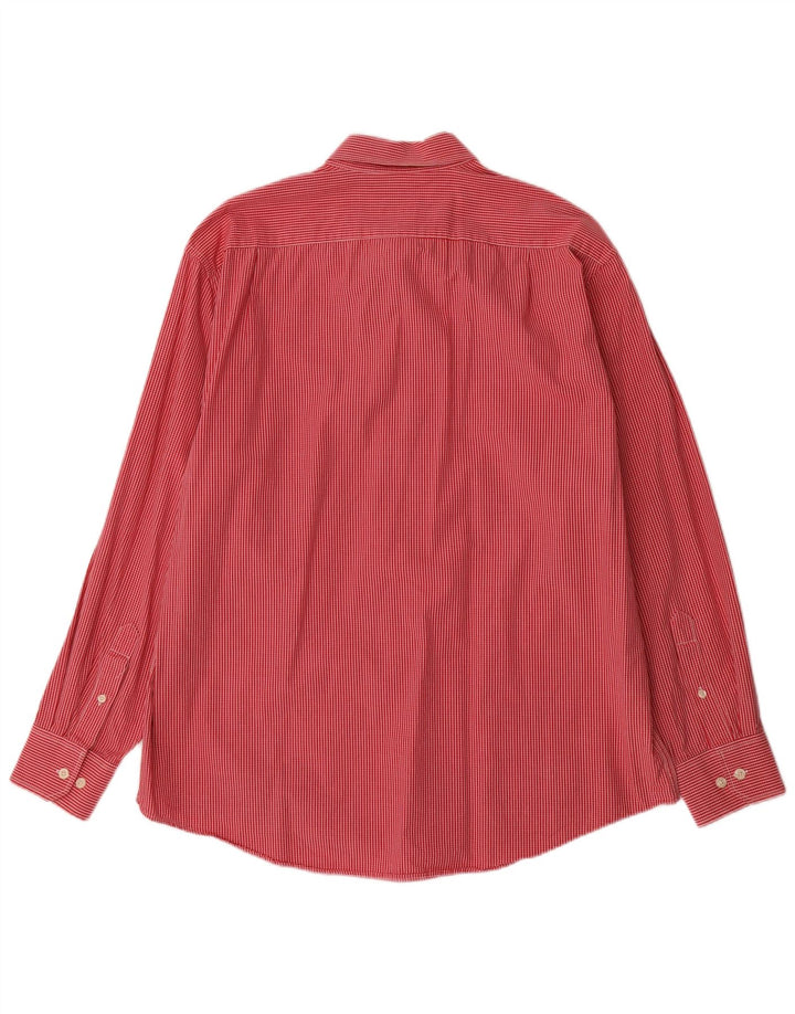 IZOD Chemise Homme Grand Carreau Rouge Coton