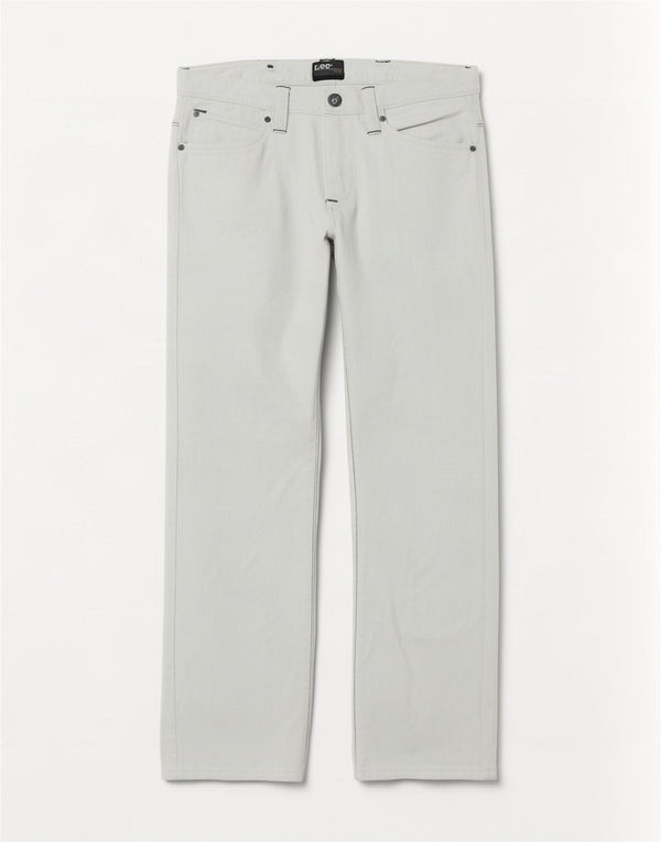 Lee Jean Droit Zed Femme W31 L30 Coton Blanc