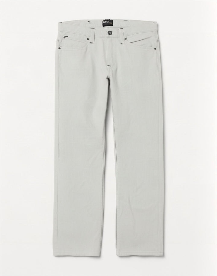 Lee Jean Droit Zed Femme W31 L30 Coton Blanc