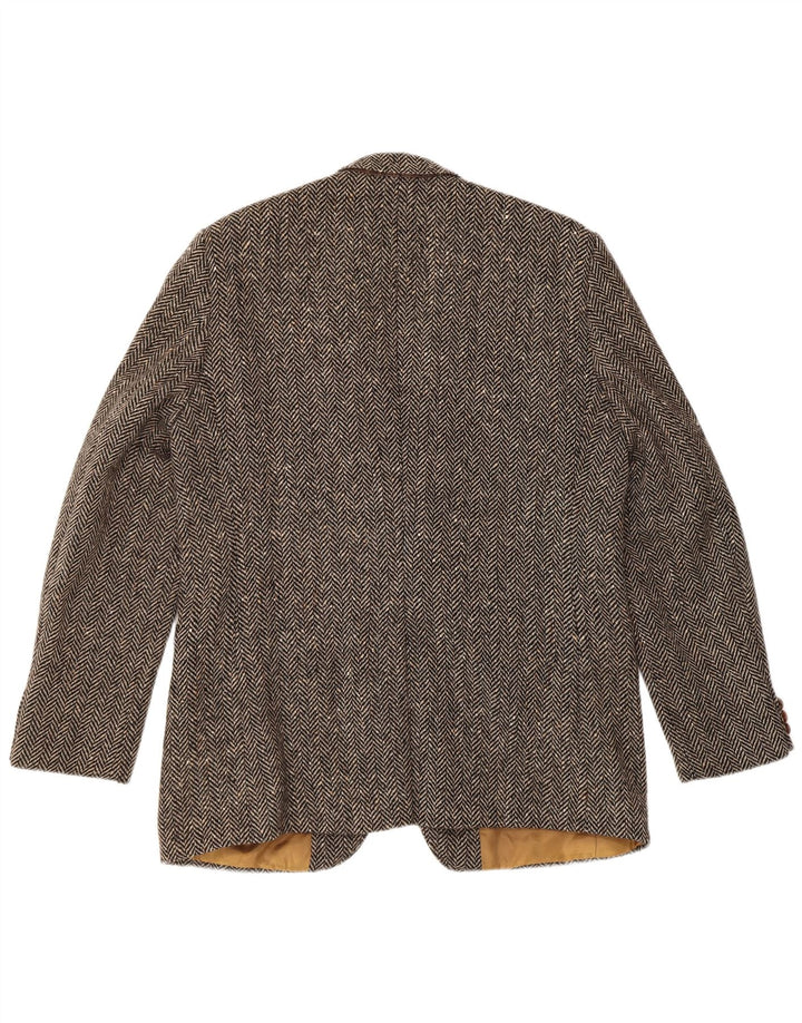 GERRARD MARLBORO Veste blazer en tweed Donegal pour homme UK 38 Marron moyen