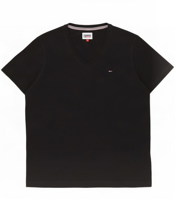 Tommy Hilfiger T-Shirt Homme Top XL Noir Coton