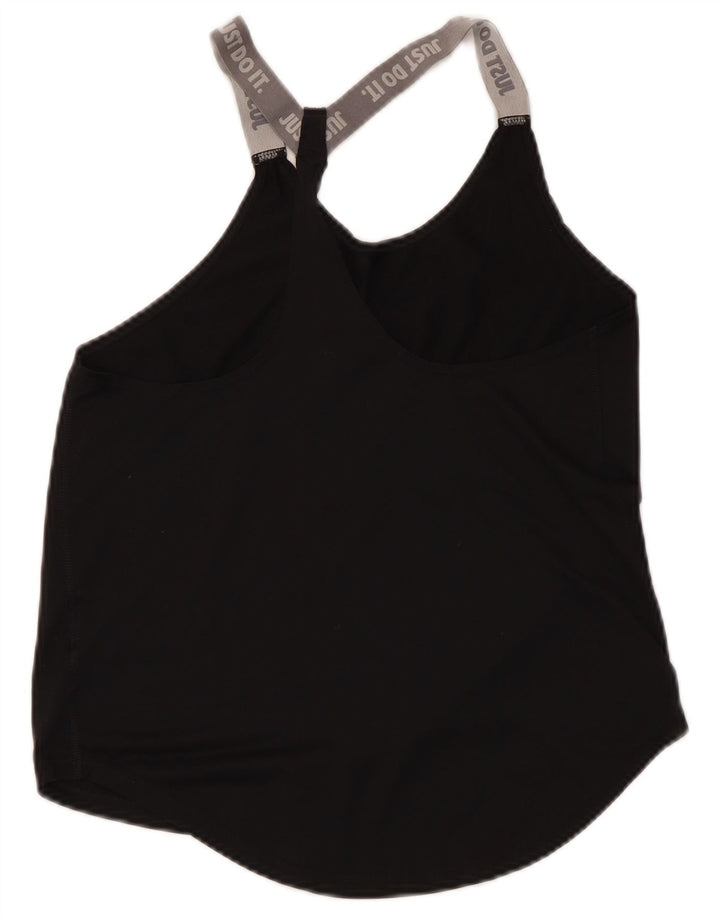 Nike Débardeur graphique pour femme UK 8 Small Noir Colorblock Polyester