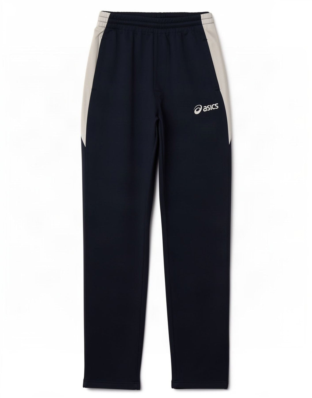 Asics Pantalon De Survêtement Homme Petit Bleu Marine Colorblock Polyester